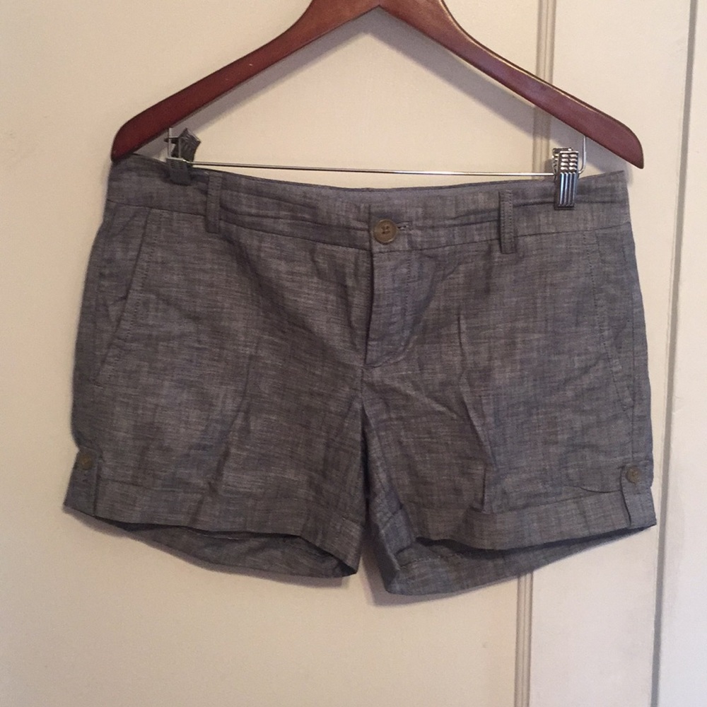 Banana Republic Grey Chambray Shorts